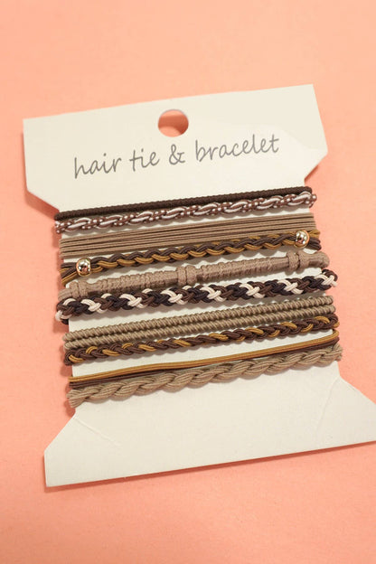 Boho Hair Tie & Bracelet