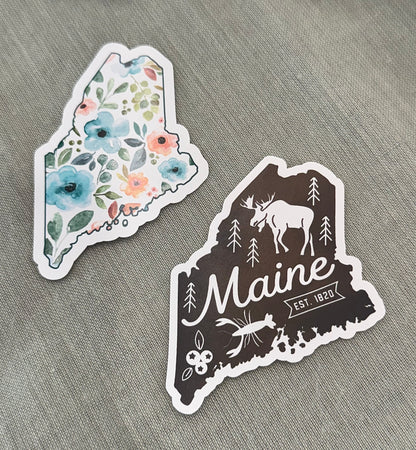 Maine Stickers