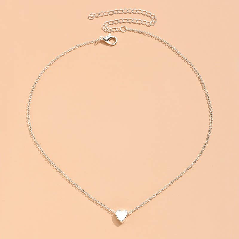 Mini Heart Charm Necklace