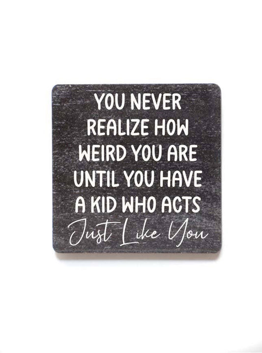 You Never Realize How Weird You Are Funny Magnets Gift