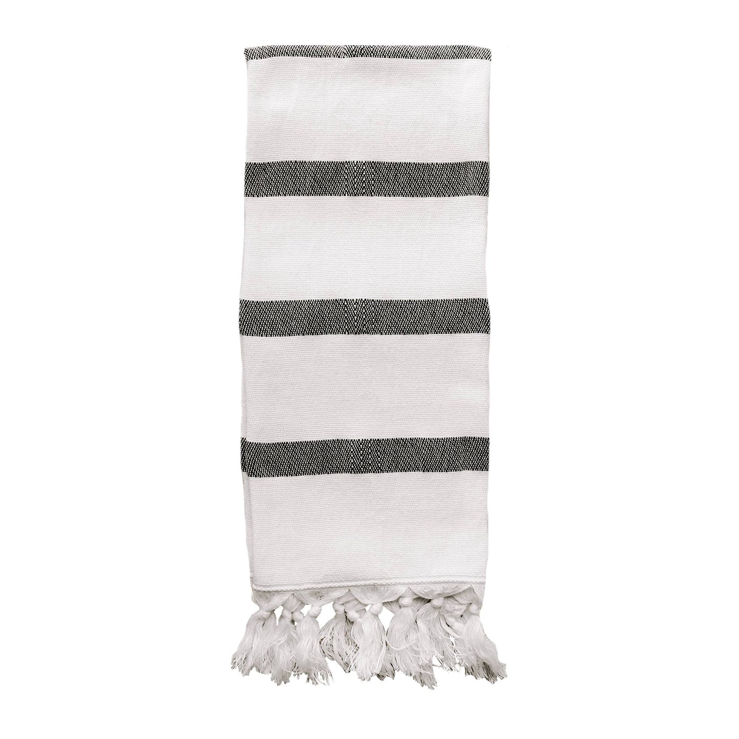 Turkish Cotton Hand Towel, Single Stripe