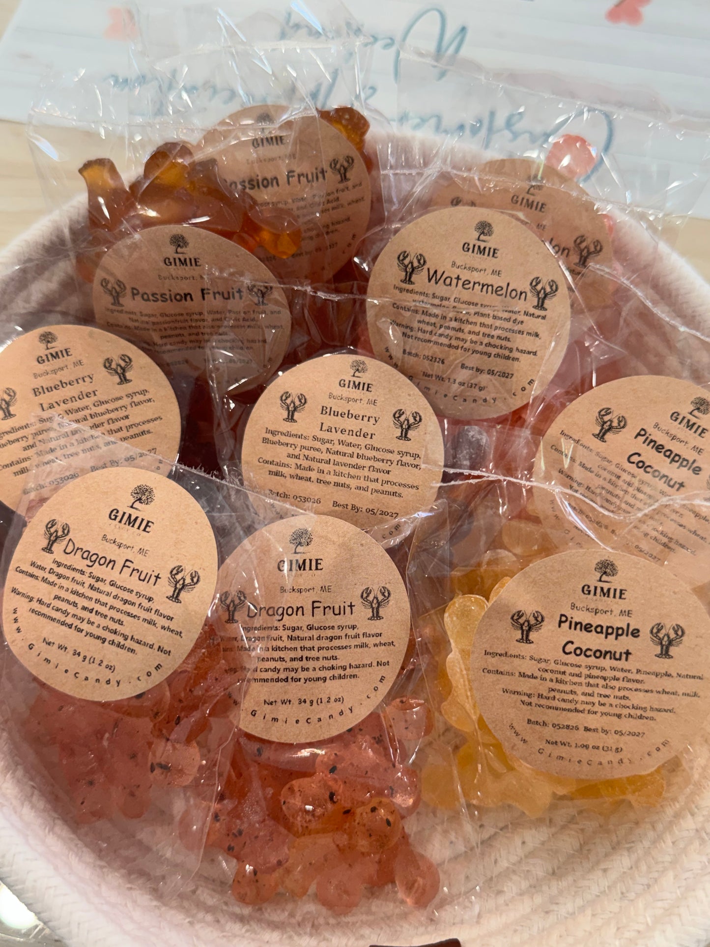Gimie Candy, Co. Hard Candies