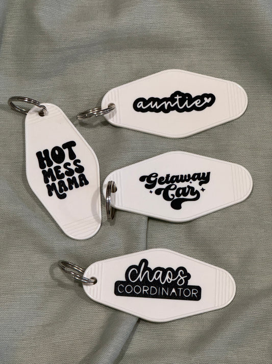 Motel Keychains