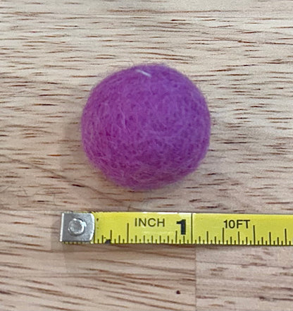 Assorted Felt Ball Cat Toy