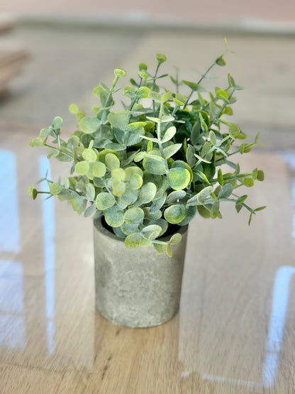 Potted Mini Faux Plants