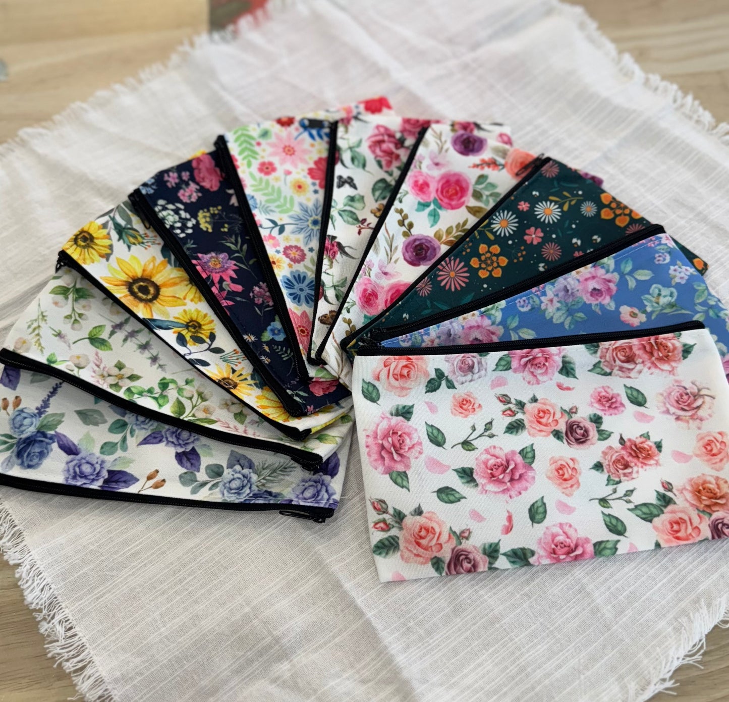 Floral Accessory Bag