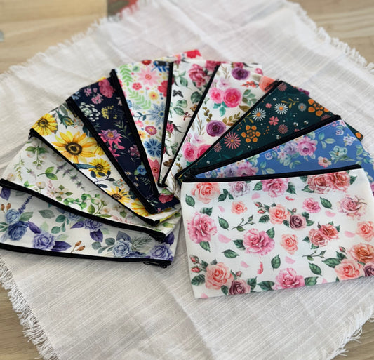 Floral Accessory Bag