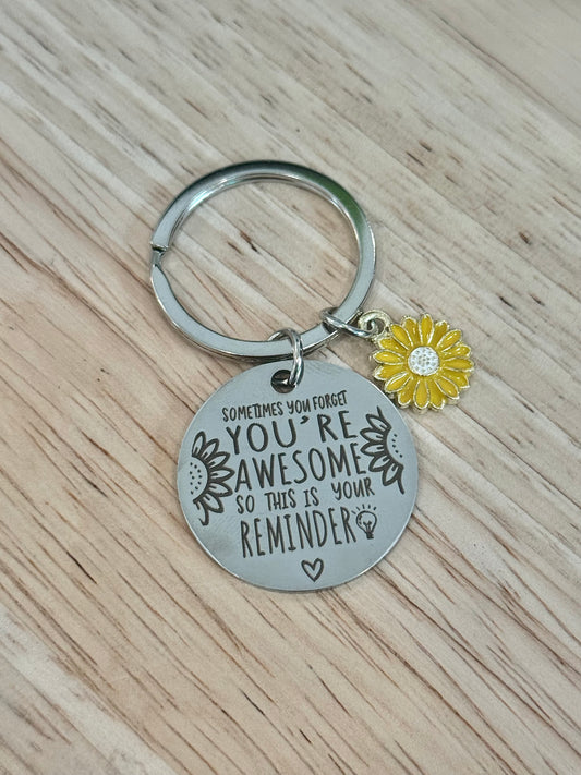 You're Awesome Keychain