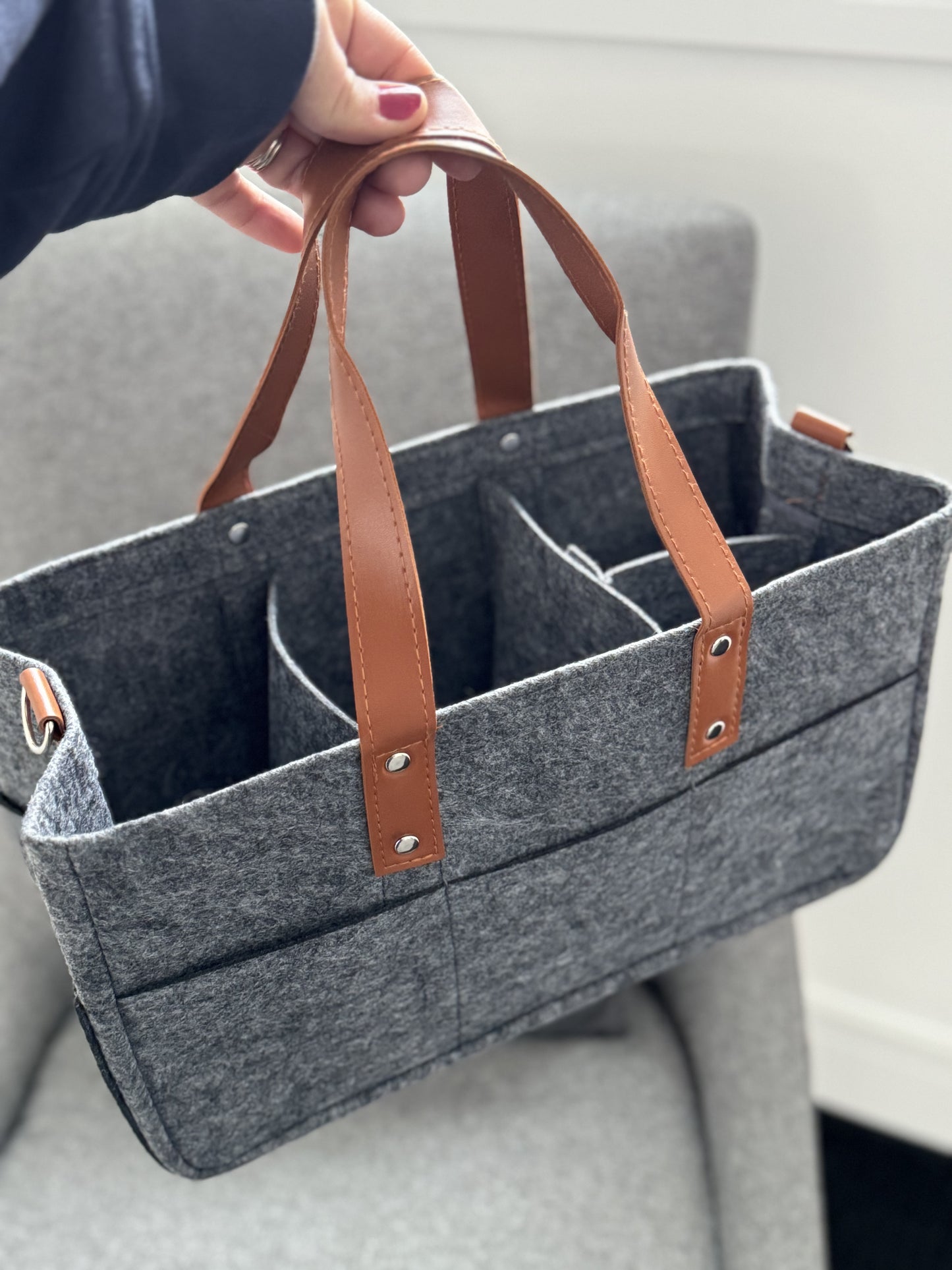 Gray Storage Bag