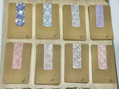 Floral Magnetic Bookmarks