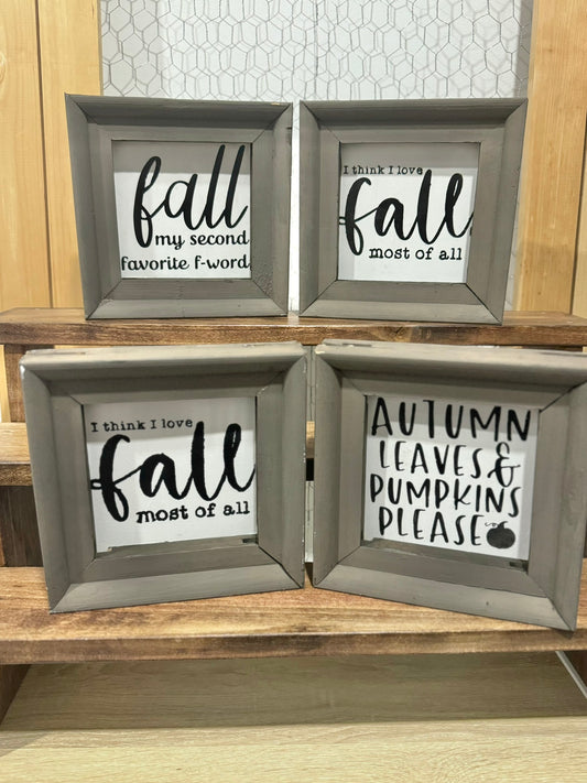 Farmhouse Fall Signs