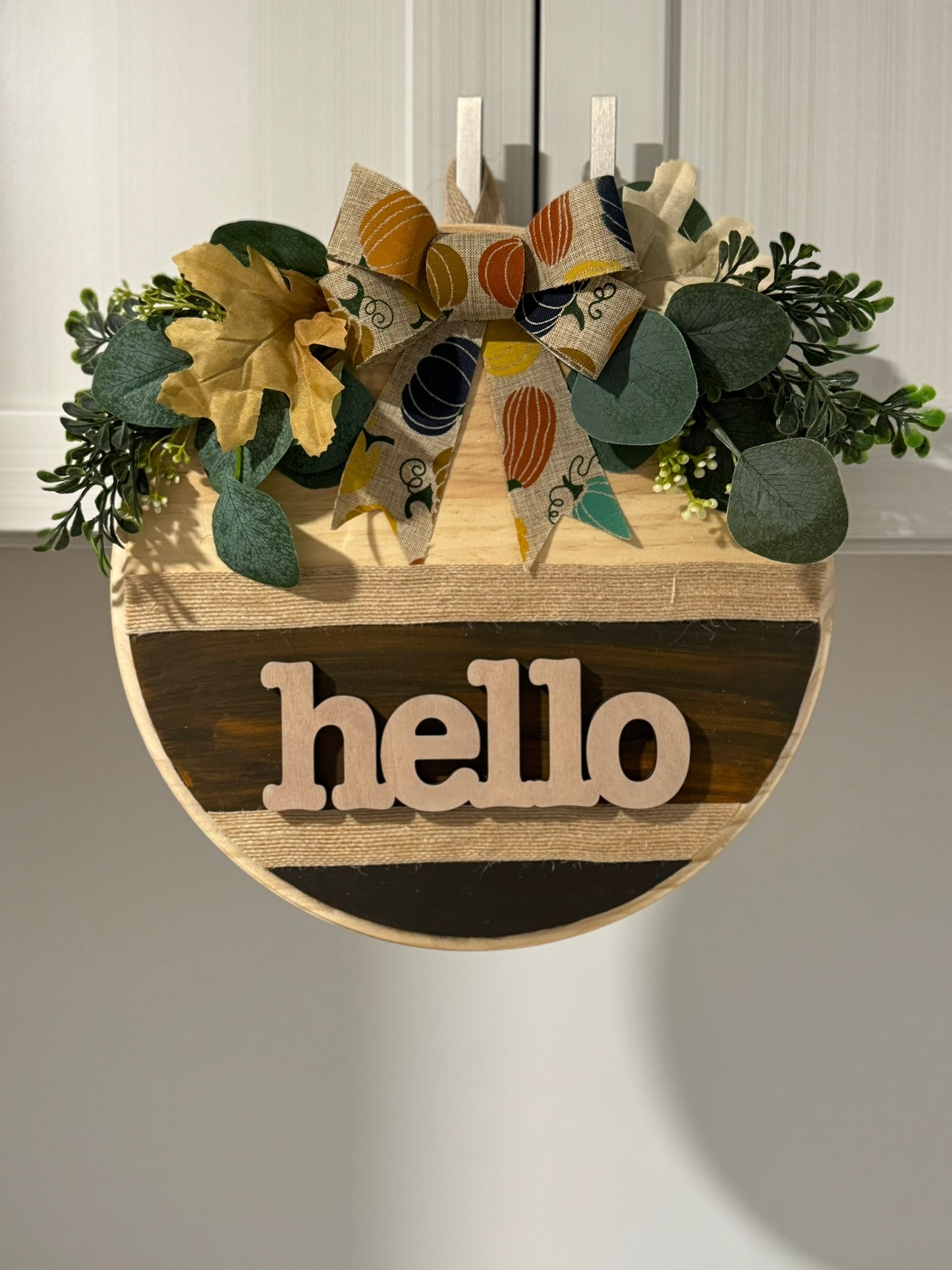 Harvest Hello Welcome Sign