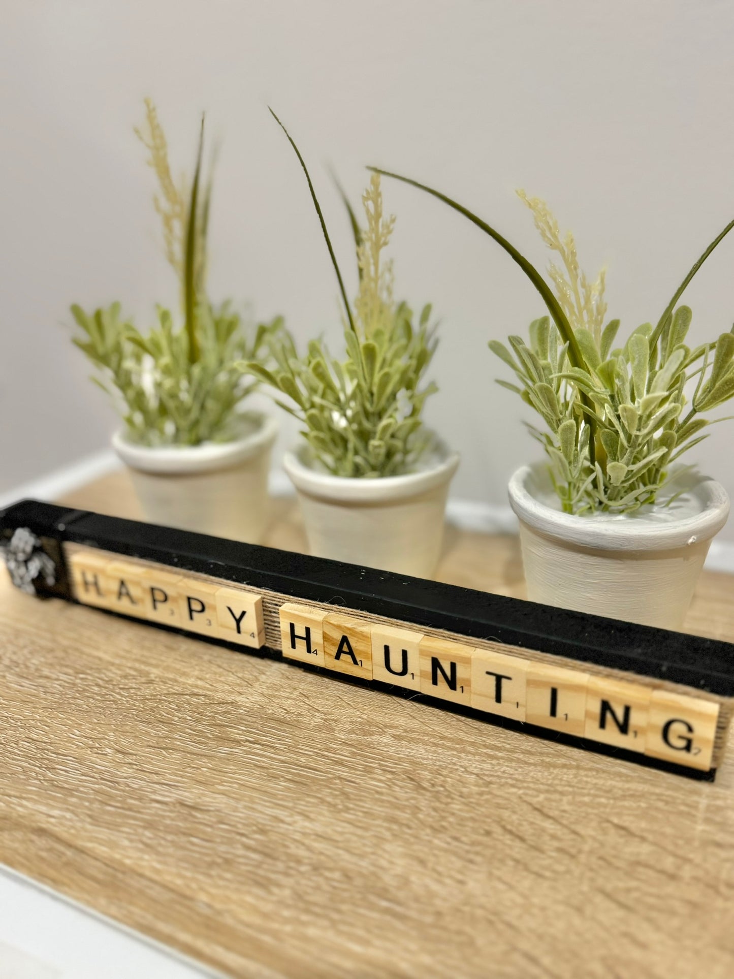 Happy Haunting- Shelf Sign