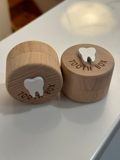 Wooden Tooth Fairy Box