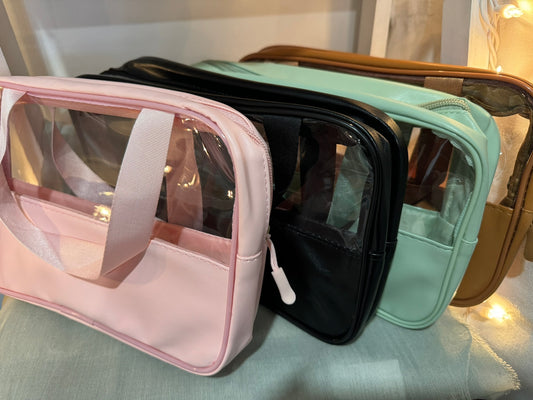 Color Block Makeup Bags