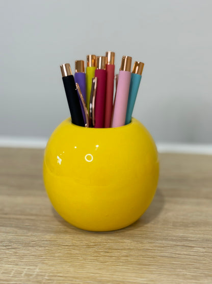 Yellow Ceramic Planters