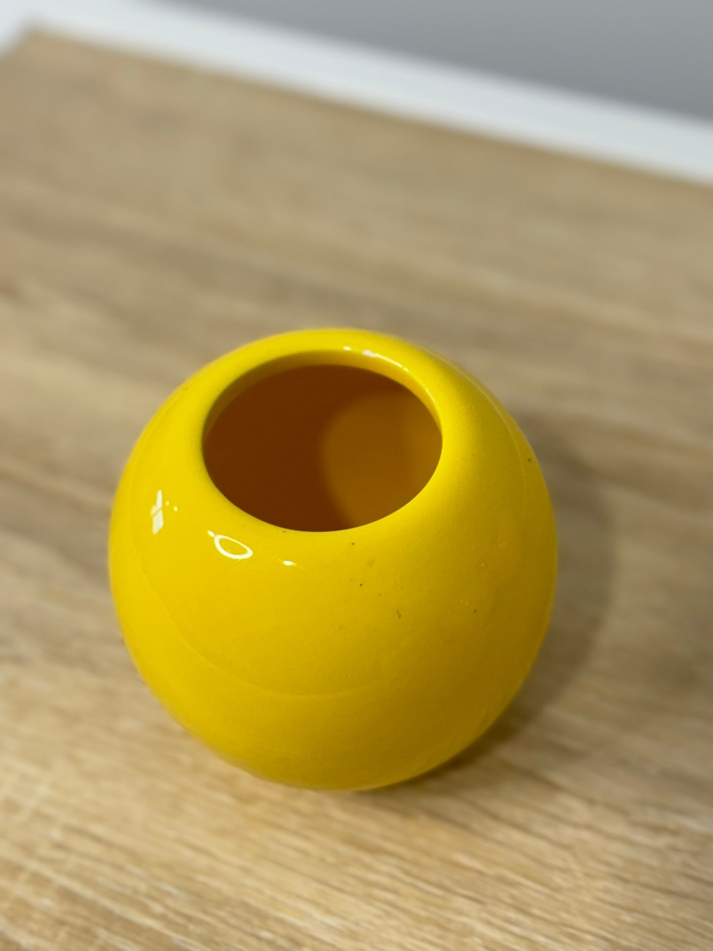 Yellow Ceramic Planters