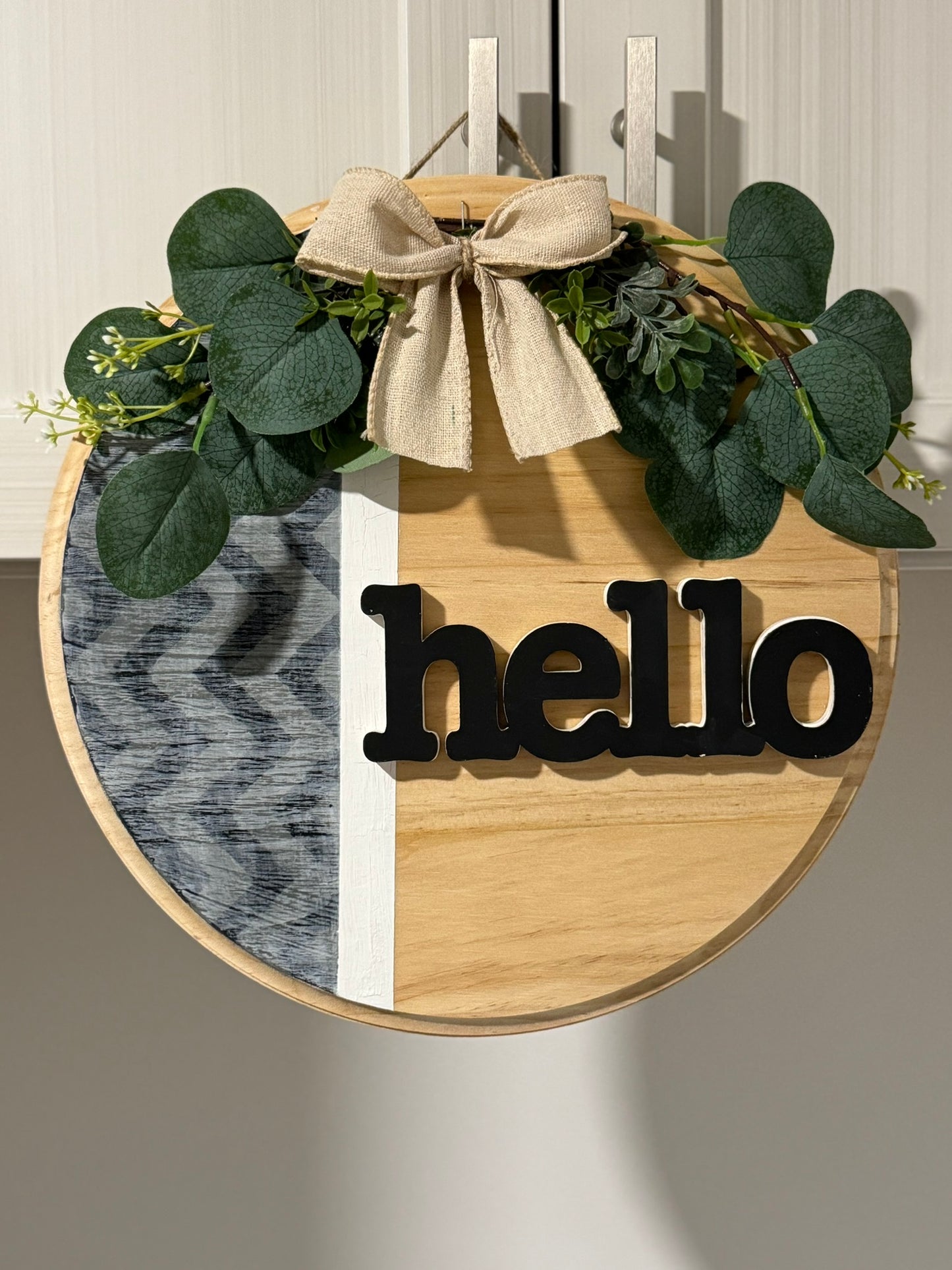 Hello ZigZag Welcome Sign (3D)