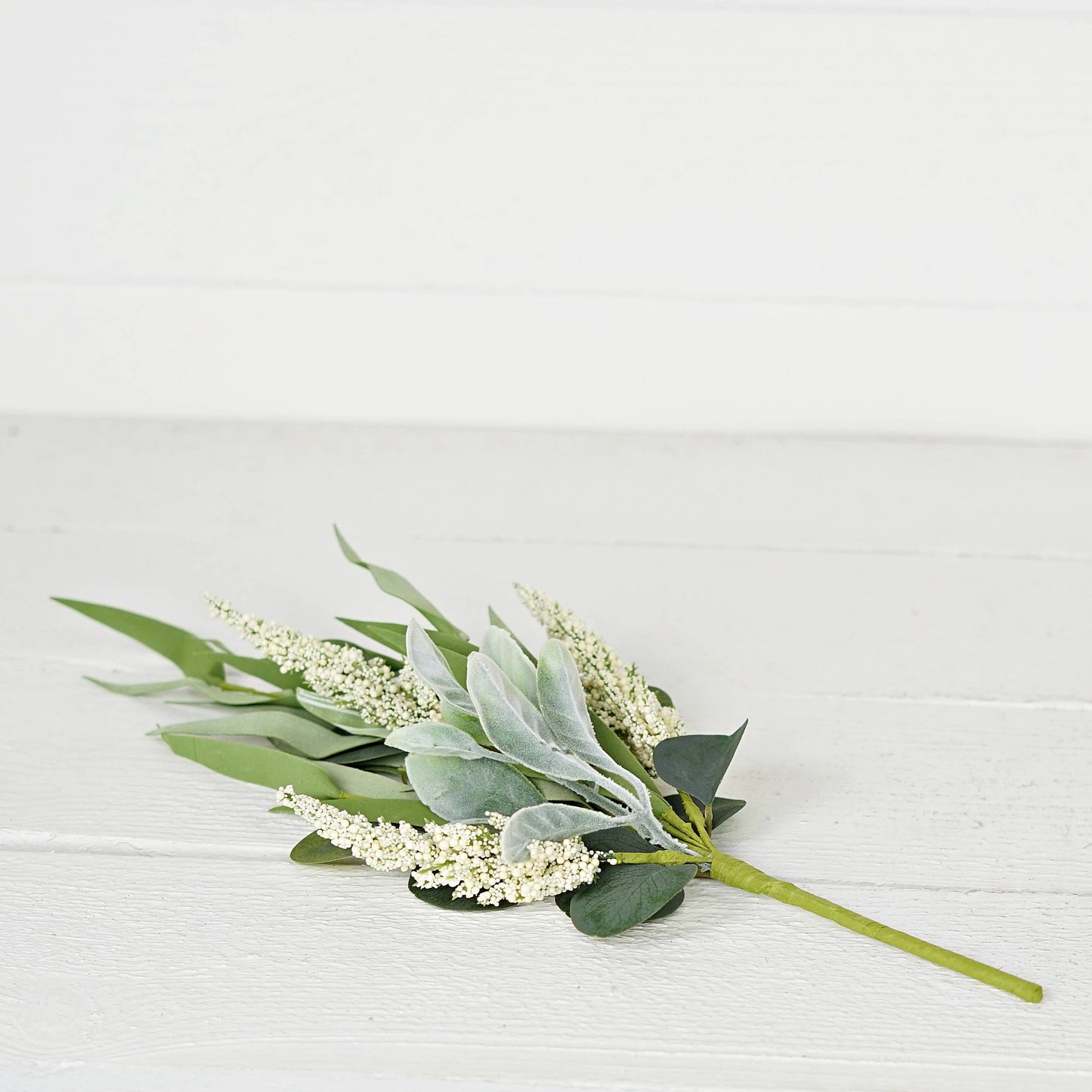 Mixed Eucalyptus, Lamb Ear and Heather Stem