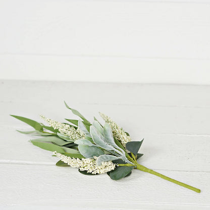 Mixed Eucalyptus, Lamb Ear and Heather Stem