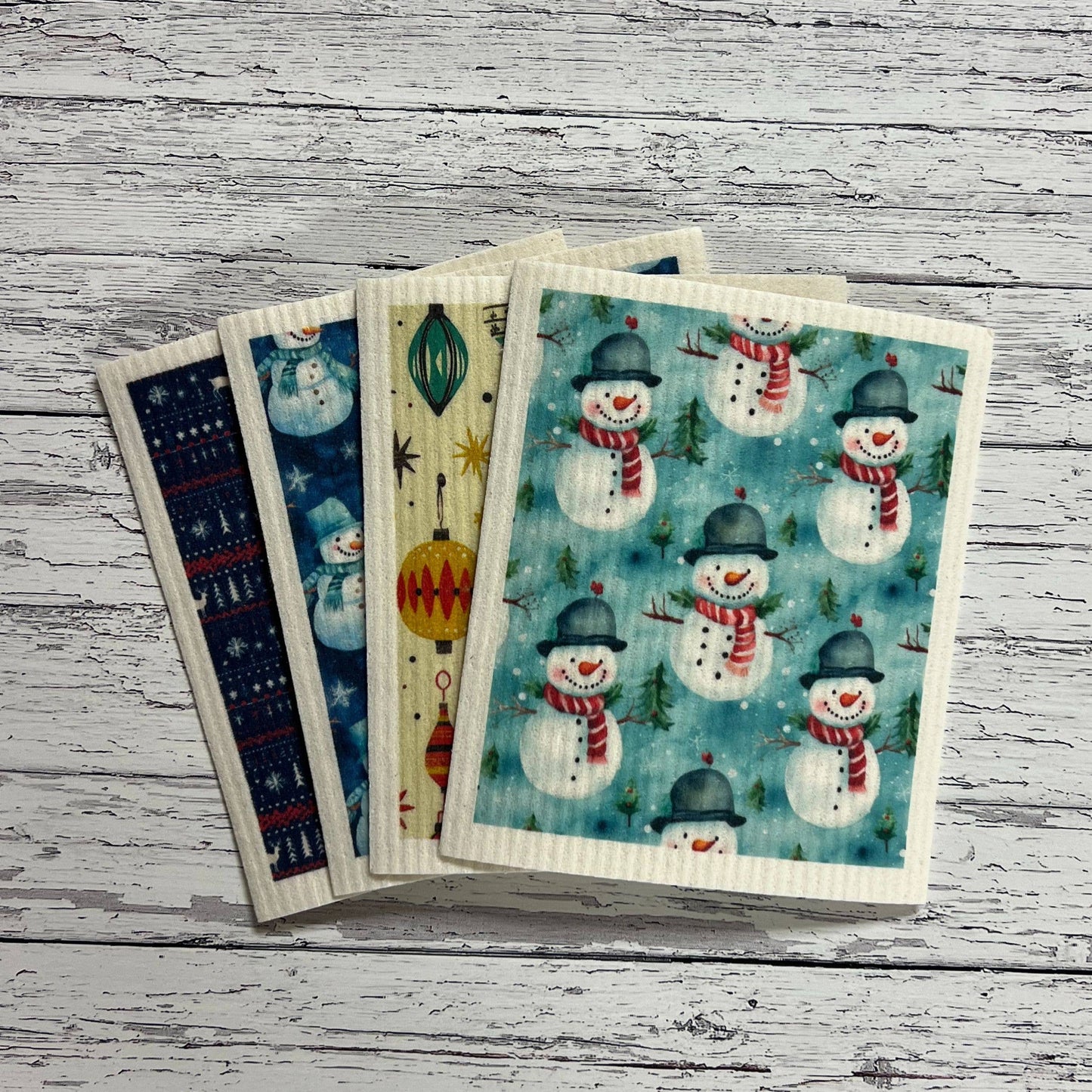 Winter Wonderland Swedish Dishcloth - Christmas Decor