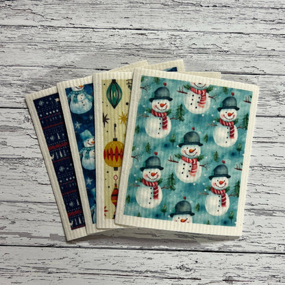 Winter Wonderland Swedish Dishcloth - Christmas Decor