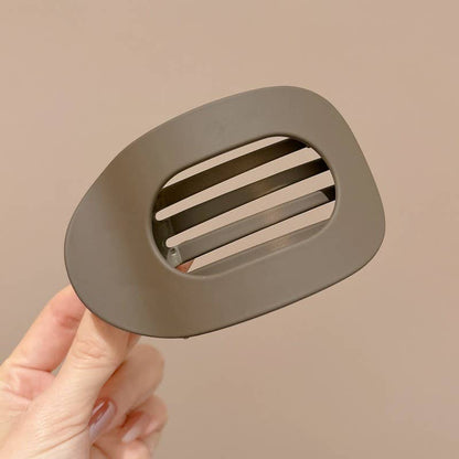 Oval Flat Hair Clip- Wide