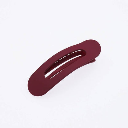 Oval Flat Hair Clip- Thin
