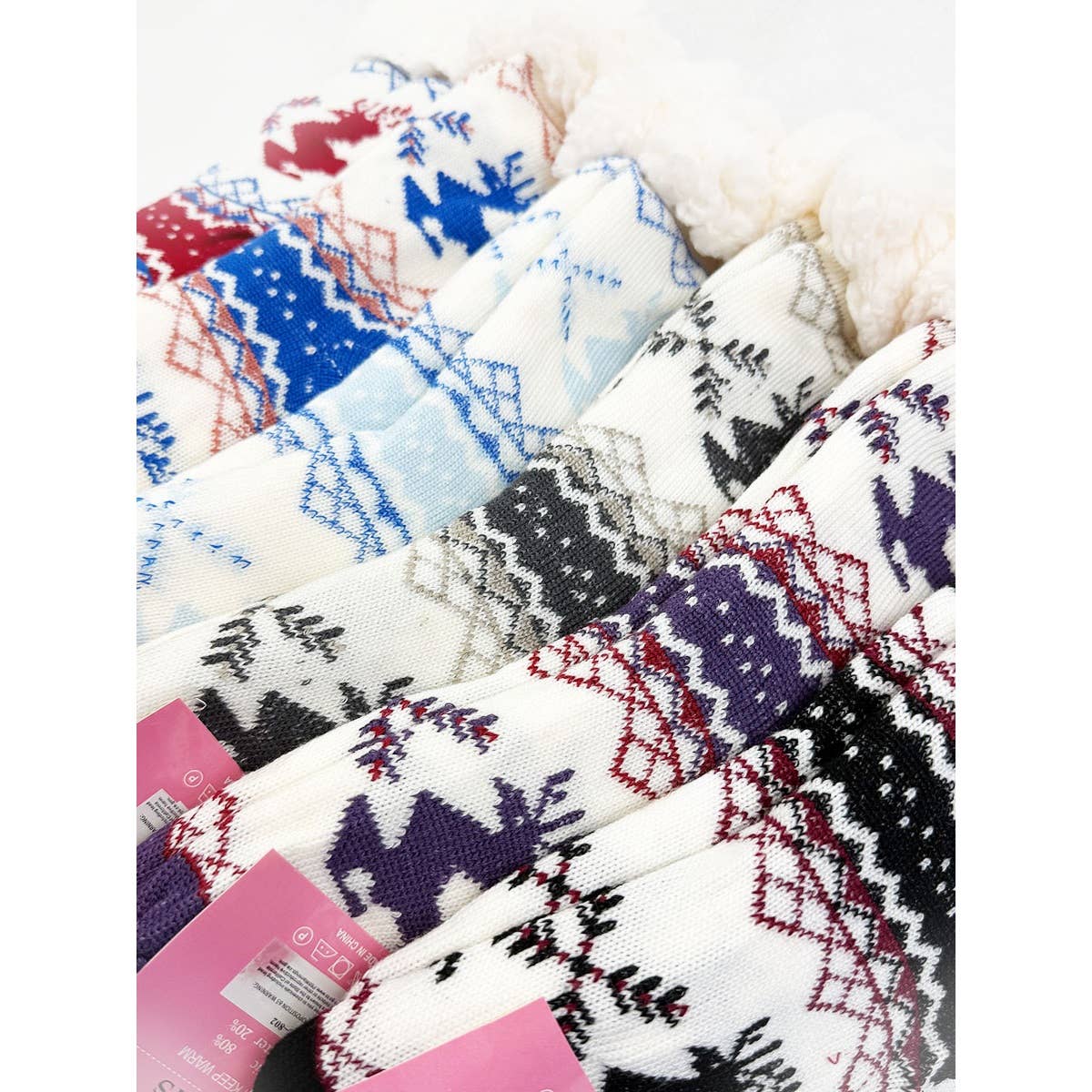 Reindeer Anti Skid Knit Winter Socks