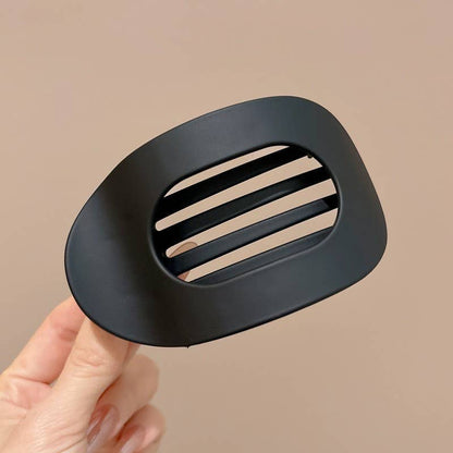 Oval Flat Hair Clip- Wide