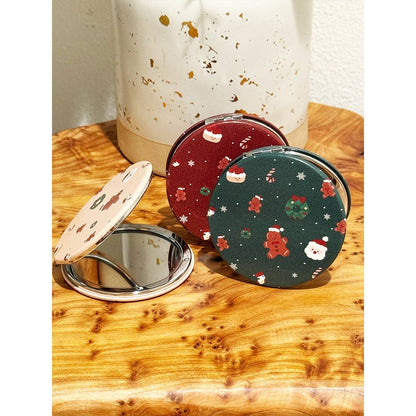 Gingerbread Double-Sided Cosmetic Mirror