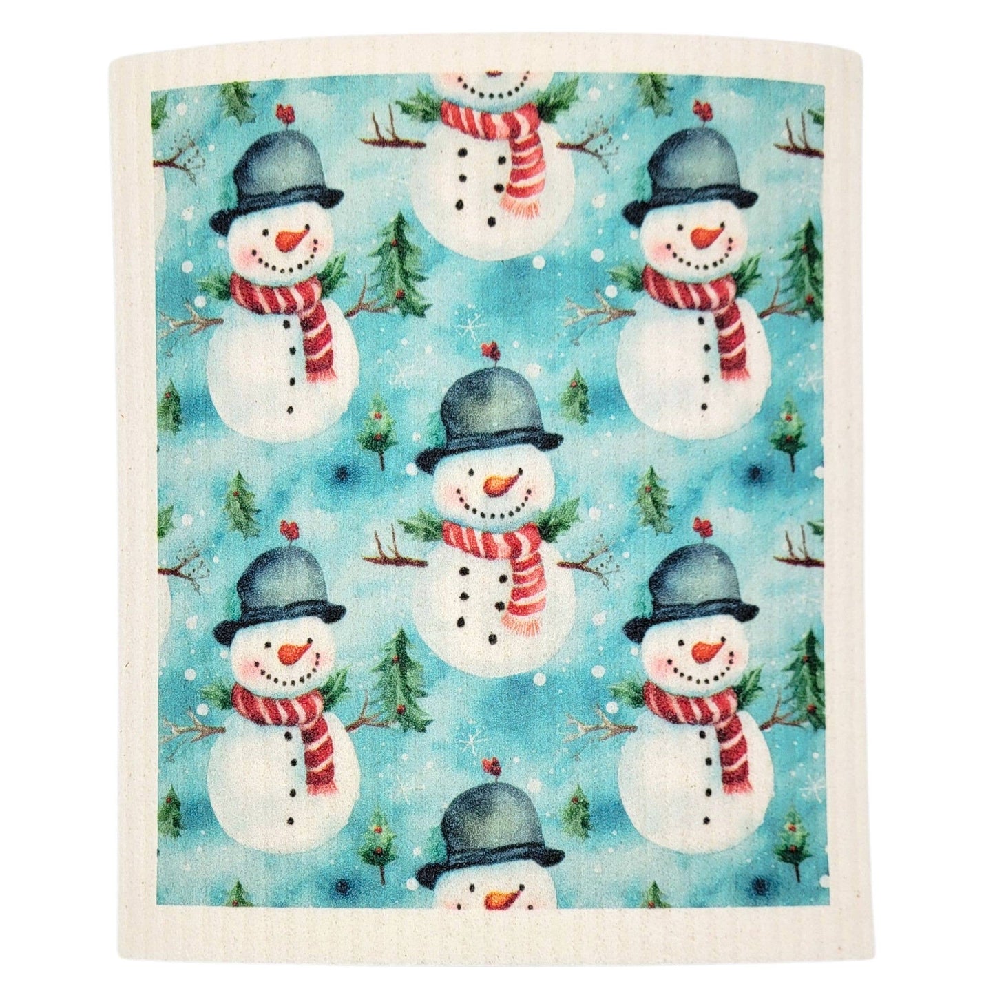Winter Wonderland Swedish Dishcloth - Christmas Decor