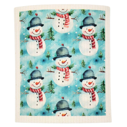Winter Wonderland Swedish Dishcloth - Christmas Decor