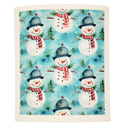 Winter Wonderland Swedish Dishcloth - Christmas Decor