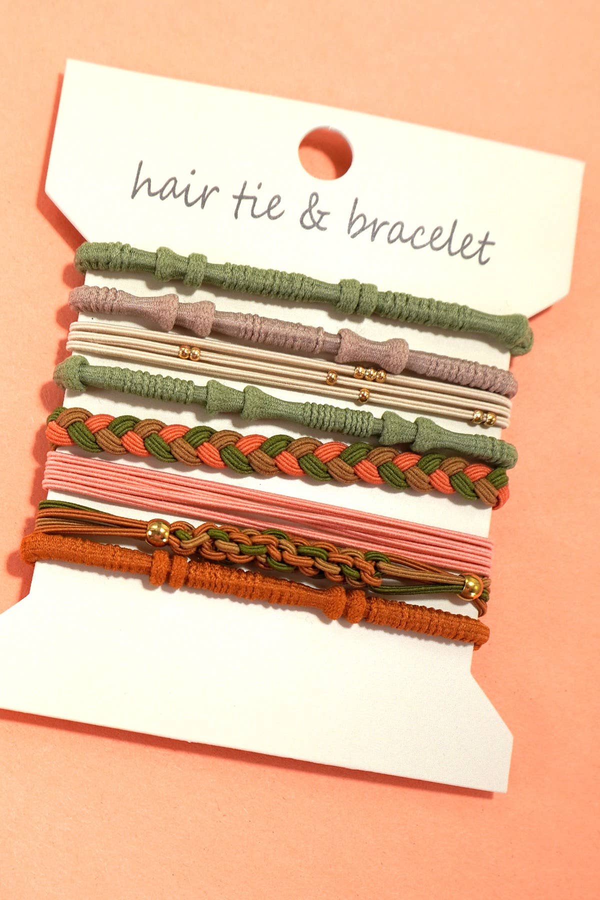 Boho Hair Tie & Bracelet
