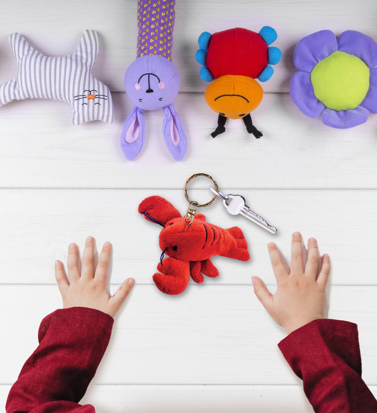 Lobster Plush Keychain