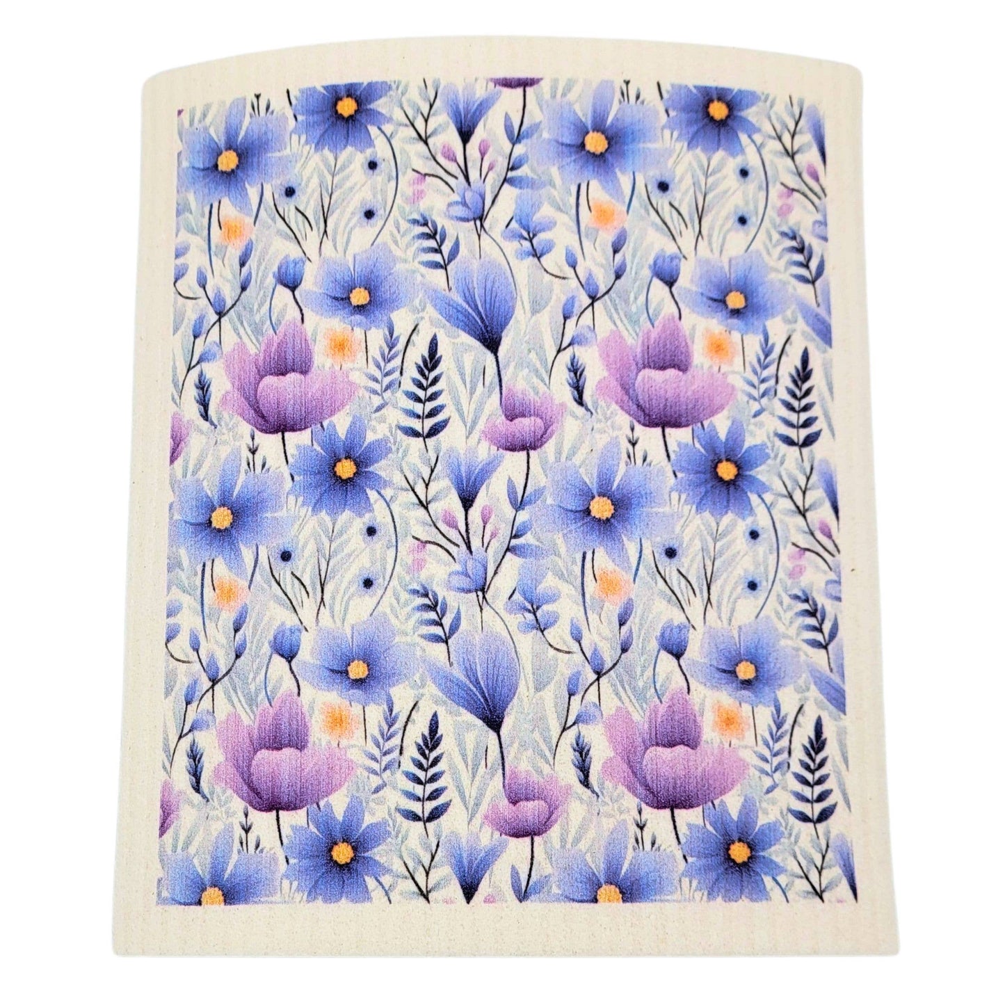 Lavender Flowers Swedish Dishcloths - Home Decor