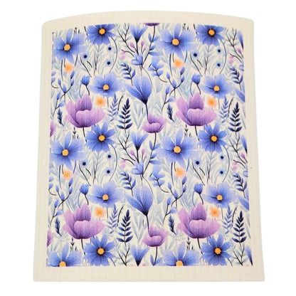 Lavender Flowers Swedish Dishcloths - Home Decor