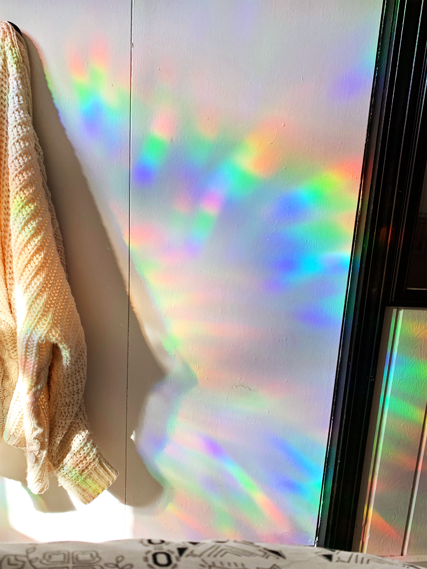 Flower Smiley Face Suncatcher Window Cling