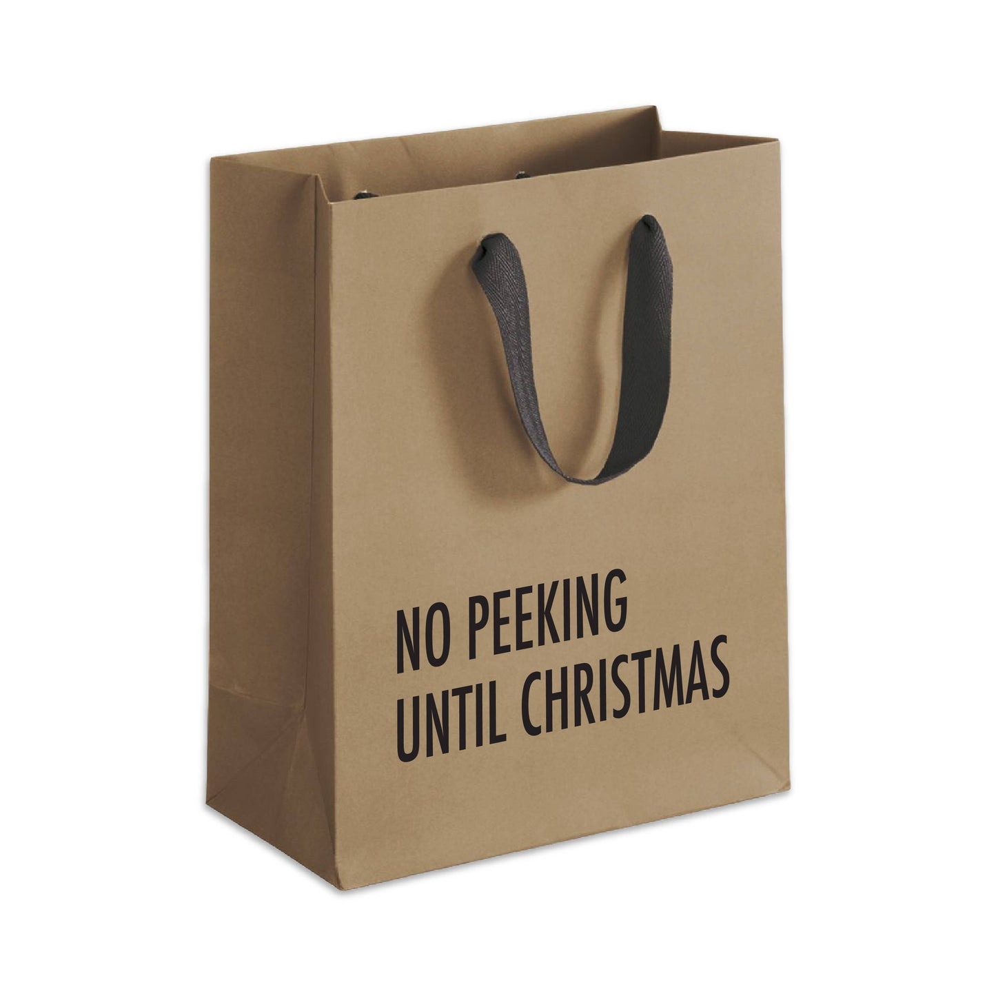 No Peeking -  Christmas Gift Bag