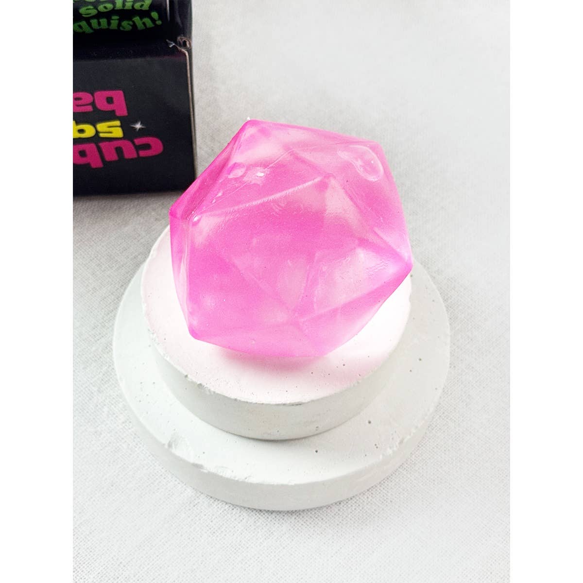 Viral Textured Diamond Cube Squishy Toy