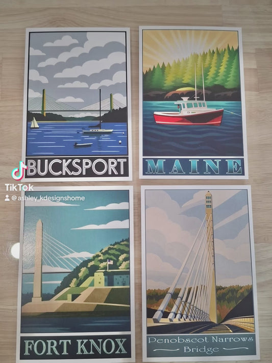 Maine Postcards